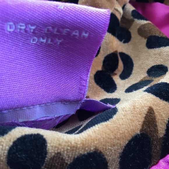 Suzanne Somers Collection vintage? Leopard print skirt suit pink lining … - Picture 15 of 15
